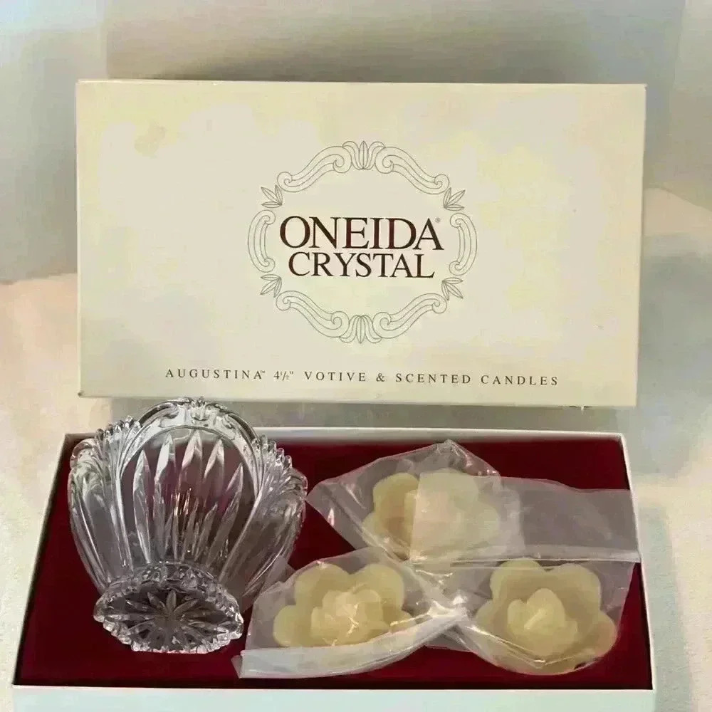 Vintage Oneida Crystal NIB